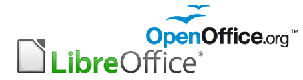 Libre-> LibreOffice / OpenOffice